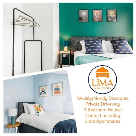 Weekly Monthly Deal-4 Beds-Large House-Driveway By Lima Apartments Ltd Bournemouth Esterno foto